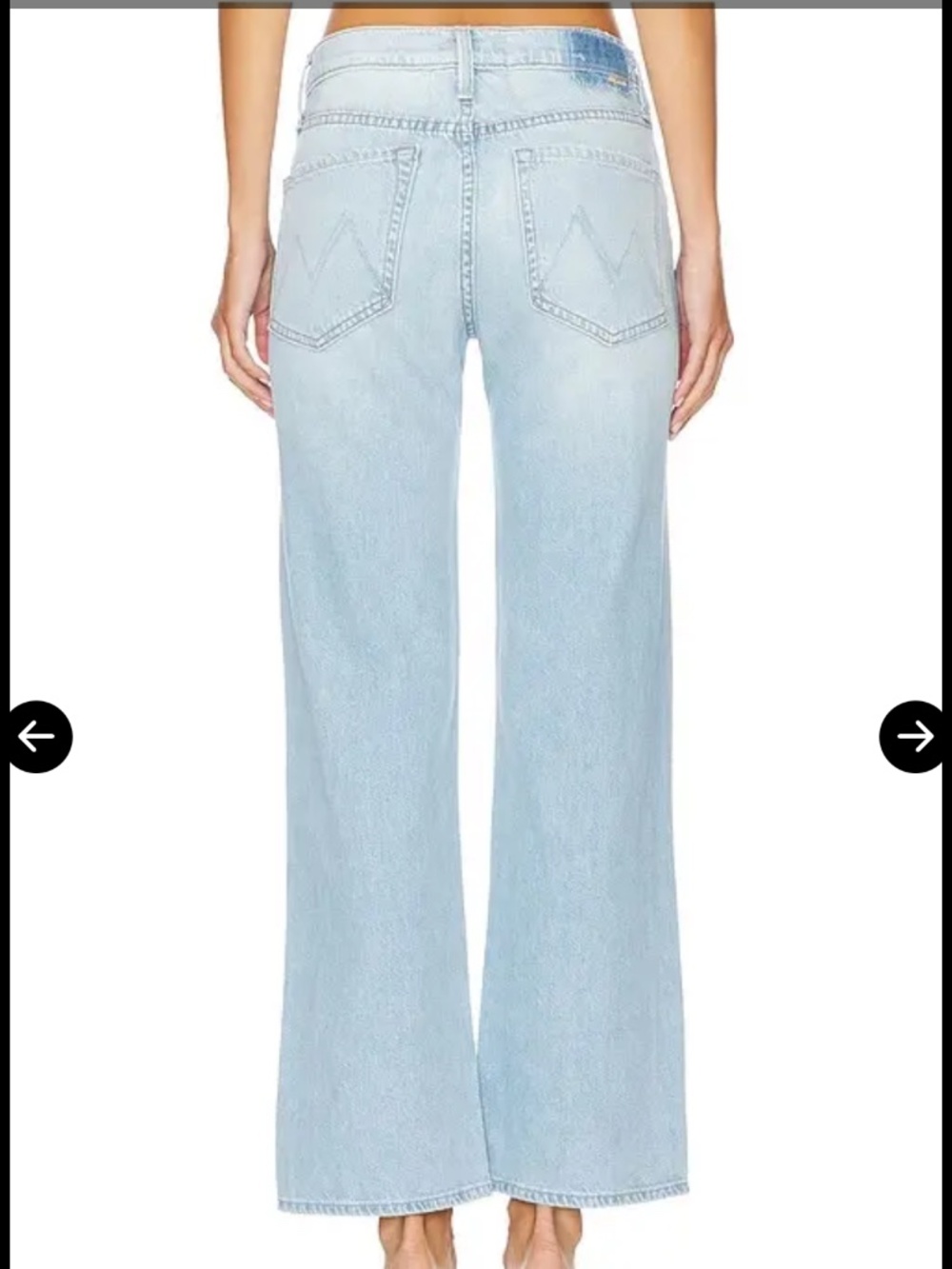 MOTHER Mid Rise Rambler Zip Flood Ripped Off Jeans Size 26 - Picture 2 of 8